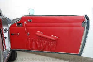 1971 Mercedes 280SL interior door panel, red