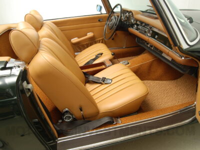 Image, Mercedes 280SL bamboo interior cockpit