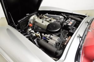190SL engine bay image from left rear