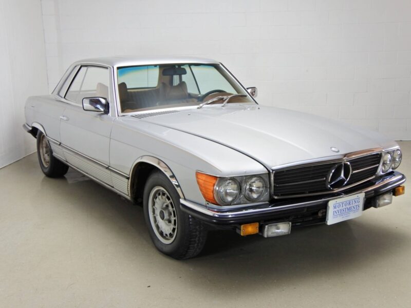 1978 European specification Mercedes 450SLC right front exterior image